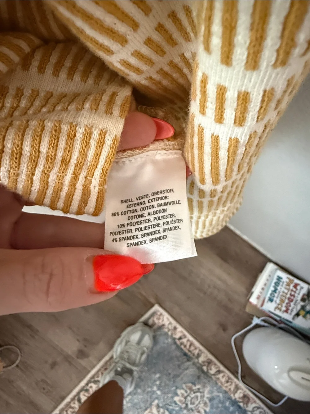 Anthropologie Postmark Striped Flared Sleeve Knit Top